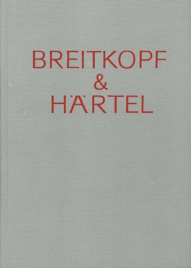 Breitkopf & Härtel Band 3 1918-1968 un livre sur la musique pour votre bibliothèque