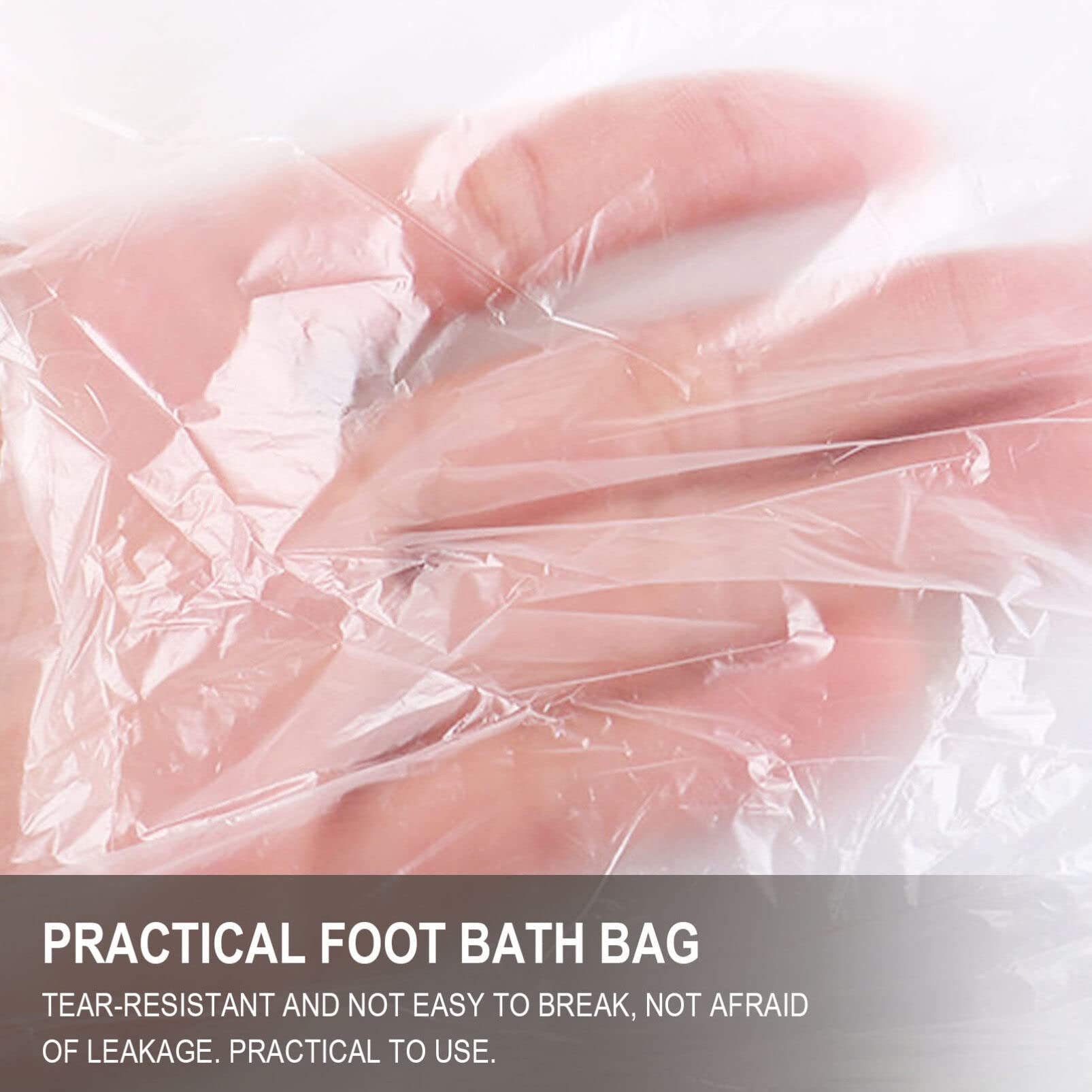 FOMIYES Bolsas Desechables Para Baño De Pies 2 Paquetes Revestimientos Gruesos Resistentes Para Pedicura En Casa Spa Salón Higiénicos Y Prácticos