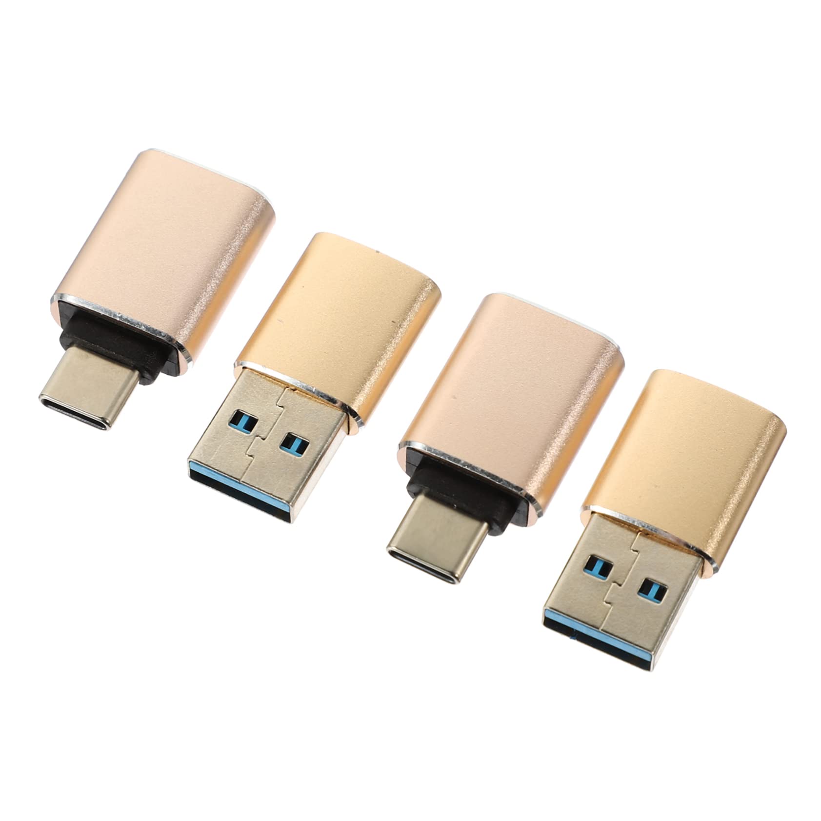 WOONEKY 5 Set Di Adattatori Usb-c A Usb in Lega Di Alluminio Adattatore Otg Lettore Di Schede Esterno Per Laptop/computer 4 Pezzi*5