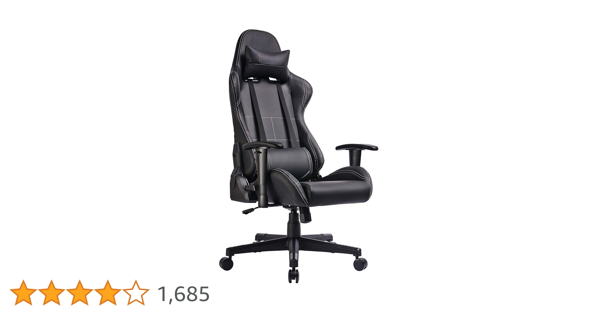オフィスチェアデスクチェアゲーミングチェア腰サポートヘッドレスト黒ブラック. オフィスチェアデスクチェアゲーミングチェア腰サポート