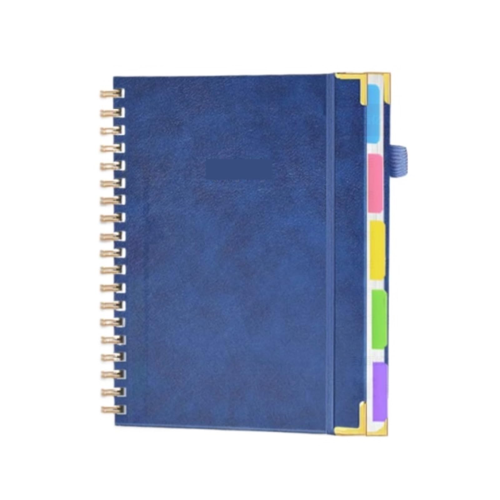 Notatnik, Blok Notatek Minimalistyczny Notatnik Biznesowy W Oprawie Spiralnej, 300 Stron Zeszyt do Biura i Szkoły(Blue)