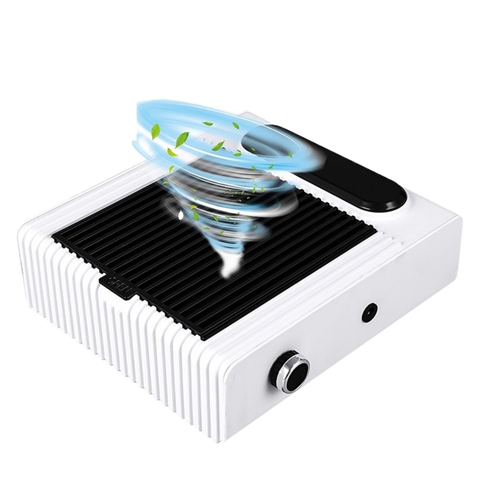 Aspiratore Unghie, Aspirapolvere for unghie con collettore di polveri for unghie ad aspirazione forte da 150 W for manicure con la di estrazione for unghie regolabile con filtro rimovibile(Groen)