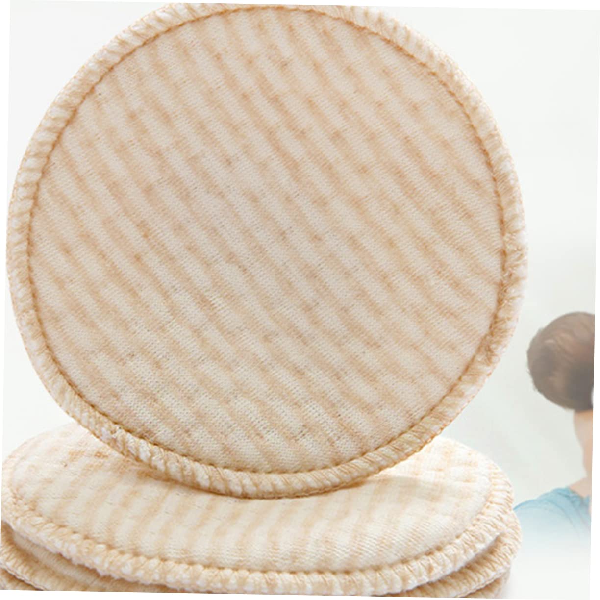 UPKOCH 12piezas Almohadillas De Lactancia De Algodón Reutilizables Absorbentes y Lavables Protección para Mamás Lactancia y Cómodas