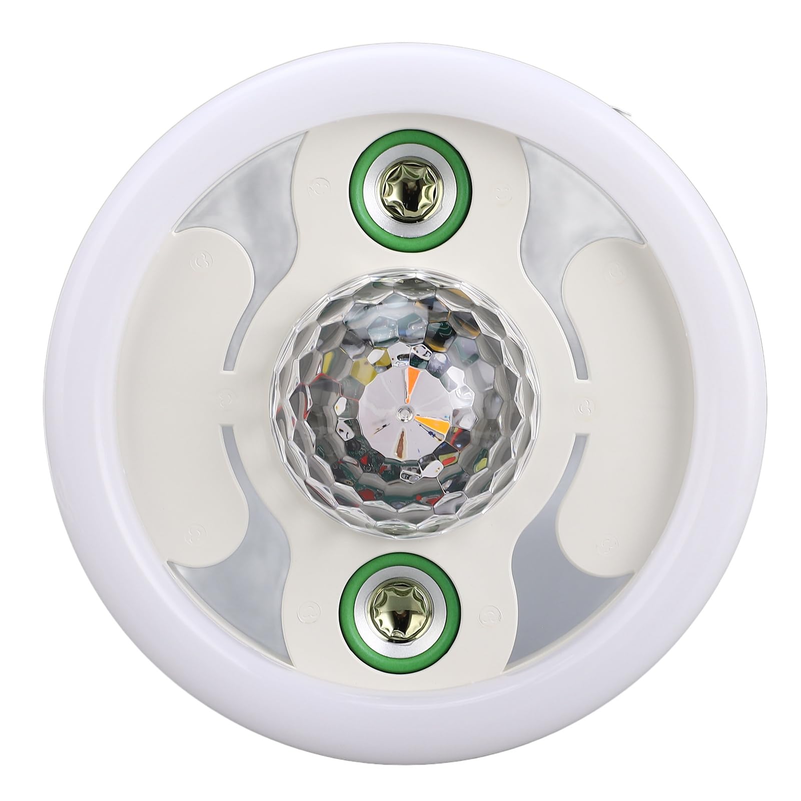 Luce LED Bluetooth con doppio altoparlante wireless E27 RGB, 48 W, lampada con cambio colore, telecomando per feste in casa
