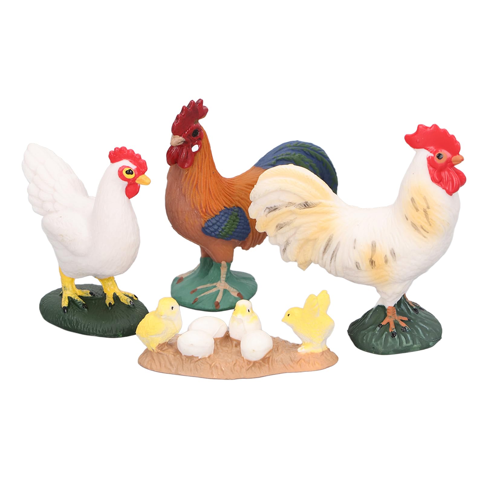 TOPINCN 4 Pcs Farm Cute Animal Figurines