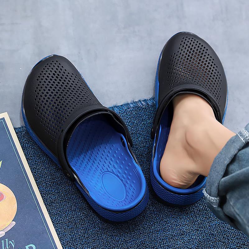 Image of Men's Clog Garden Shoes Adult Mule Outdoor Sports Sandals Summer Water Beach Shoes Casual Comfortable Fashion Breathable Slippers Lightweight