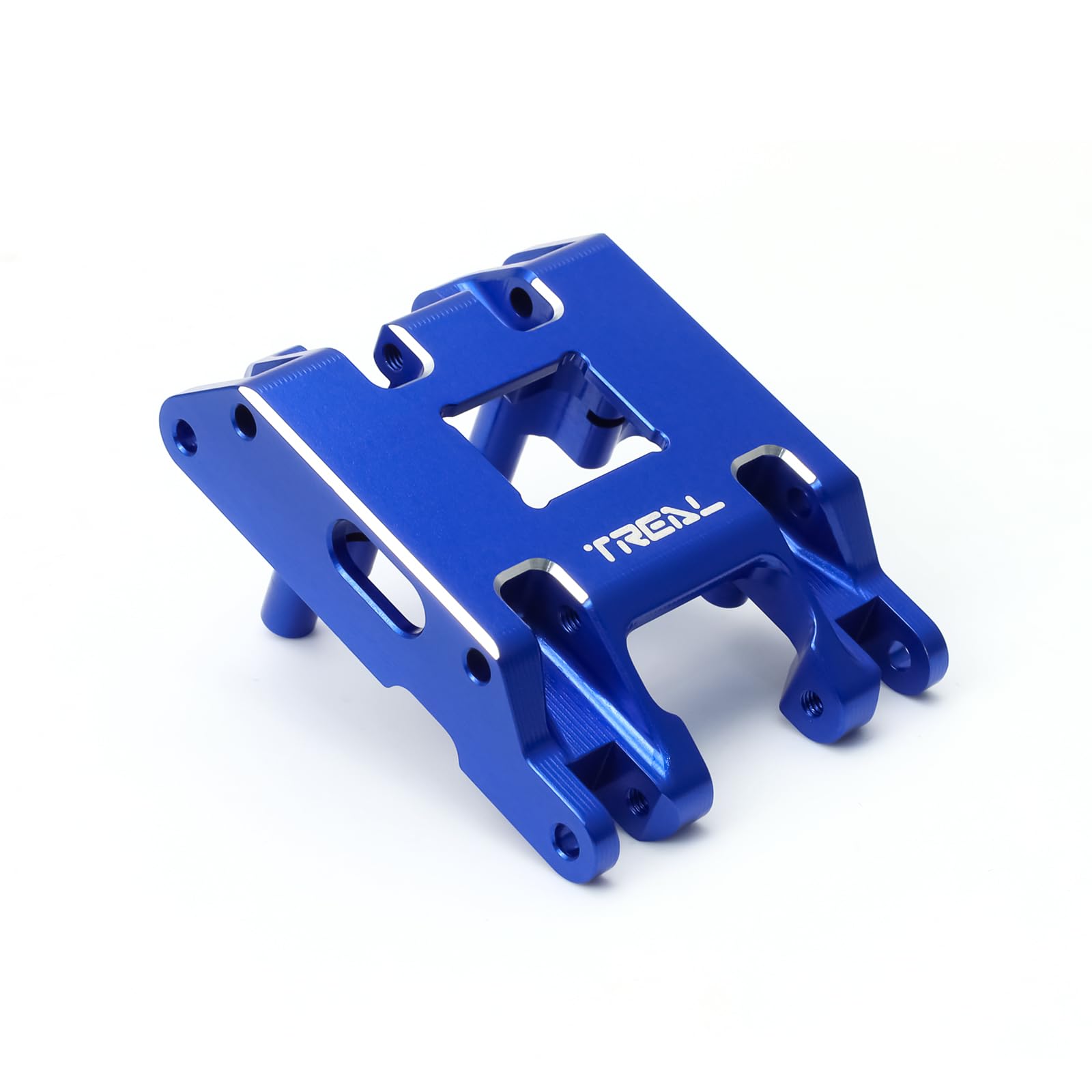 TREAL TRX4MT Center Skid Plate Aluminum 7075 Hobbies Upgrades for 1/18 TRX-4MT F-150 K10 Monster Truck(Blue)