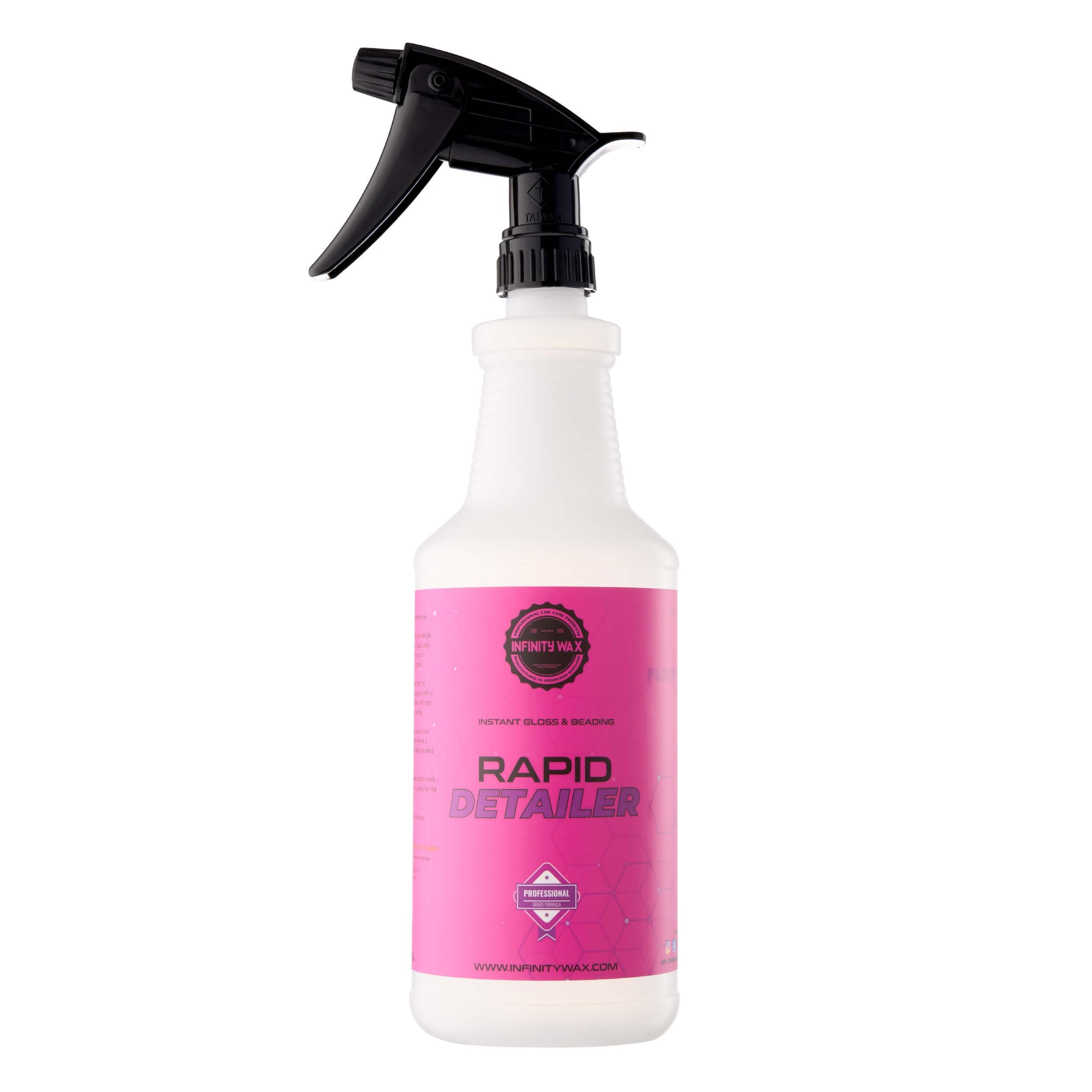 Infinity Wax Pink Empty Pro Bottle 946Ml - Rapid Detailer