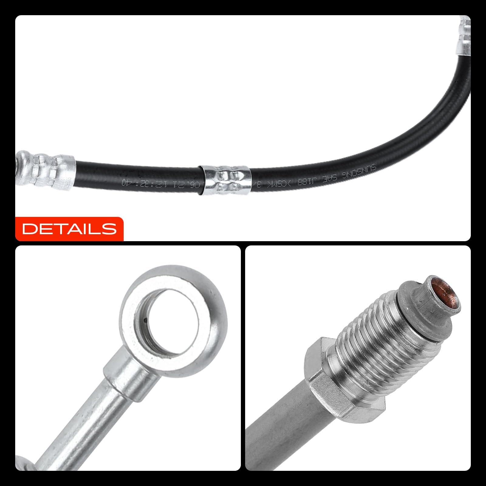 Frankberg Tuyau de direction assistée 1J0422893BS | Compatible avec: Golf IV Variant 1J5, B.o.r.a 1J2, A3 8L1, Fourgonnette Golf IV 1J1