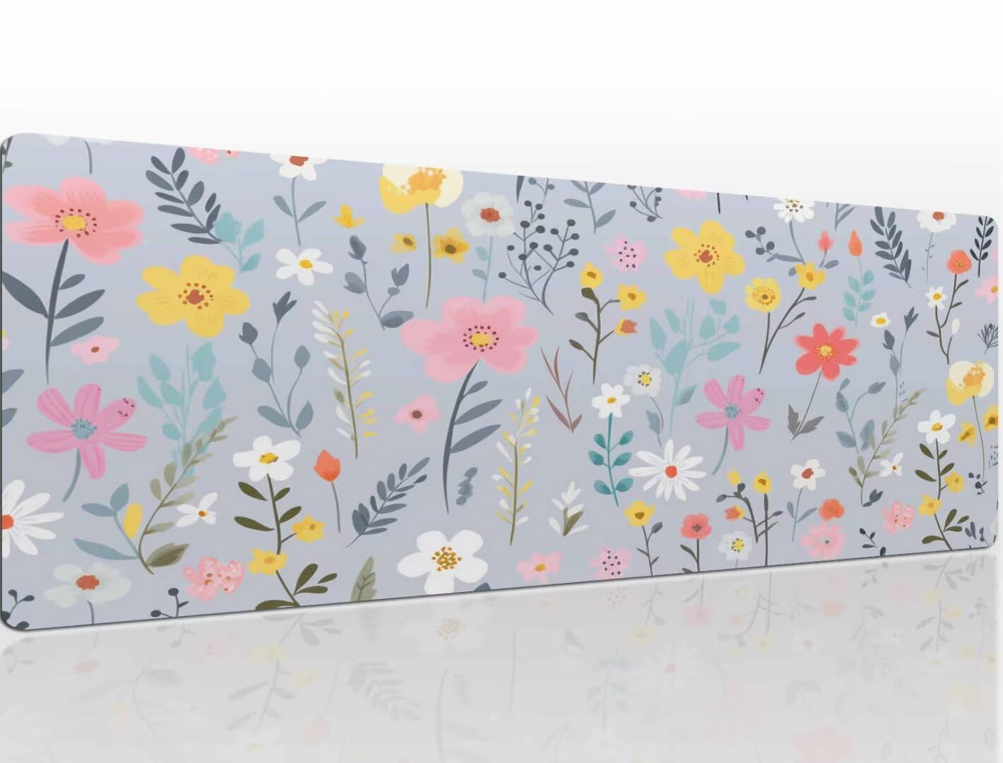 Tappetino Mouse Shabby 1000x500x4 mm Tappetino Gaming Mousepad xxl Tappetino Scrivania Grande Base in Gomma Antiscivolo Copri Scrivania Tappetino da Gaming con Bordi Cuciti Tappetino pc Tastiera A1193