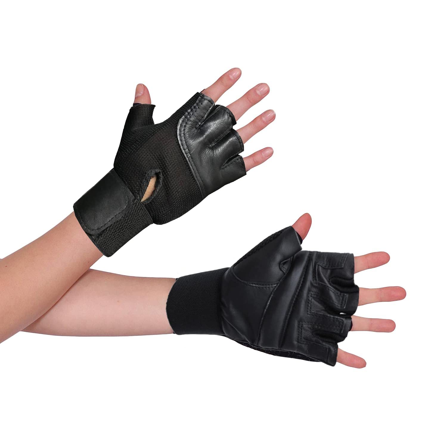 HMFURRYS FINEST Gym Weight Lifting Workout Gloves with Wrist Support, Unisex, Free Size (Black) (B0BYJGMR43) Amazon Price History, Amazon Price Tracker