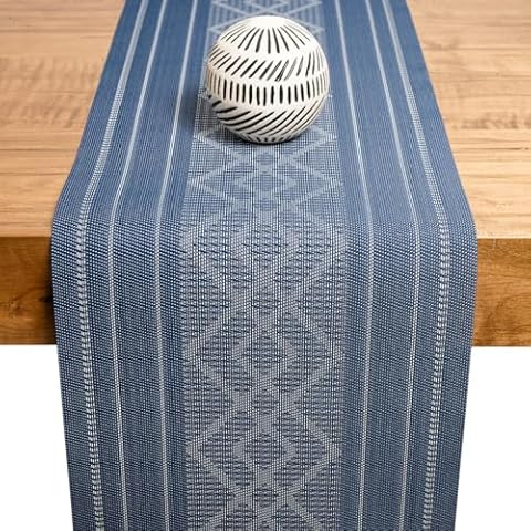 Museo Woven Vinyl Table Runner Cover