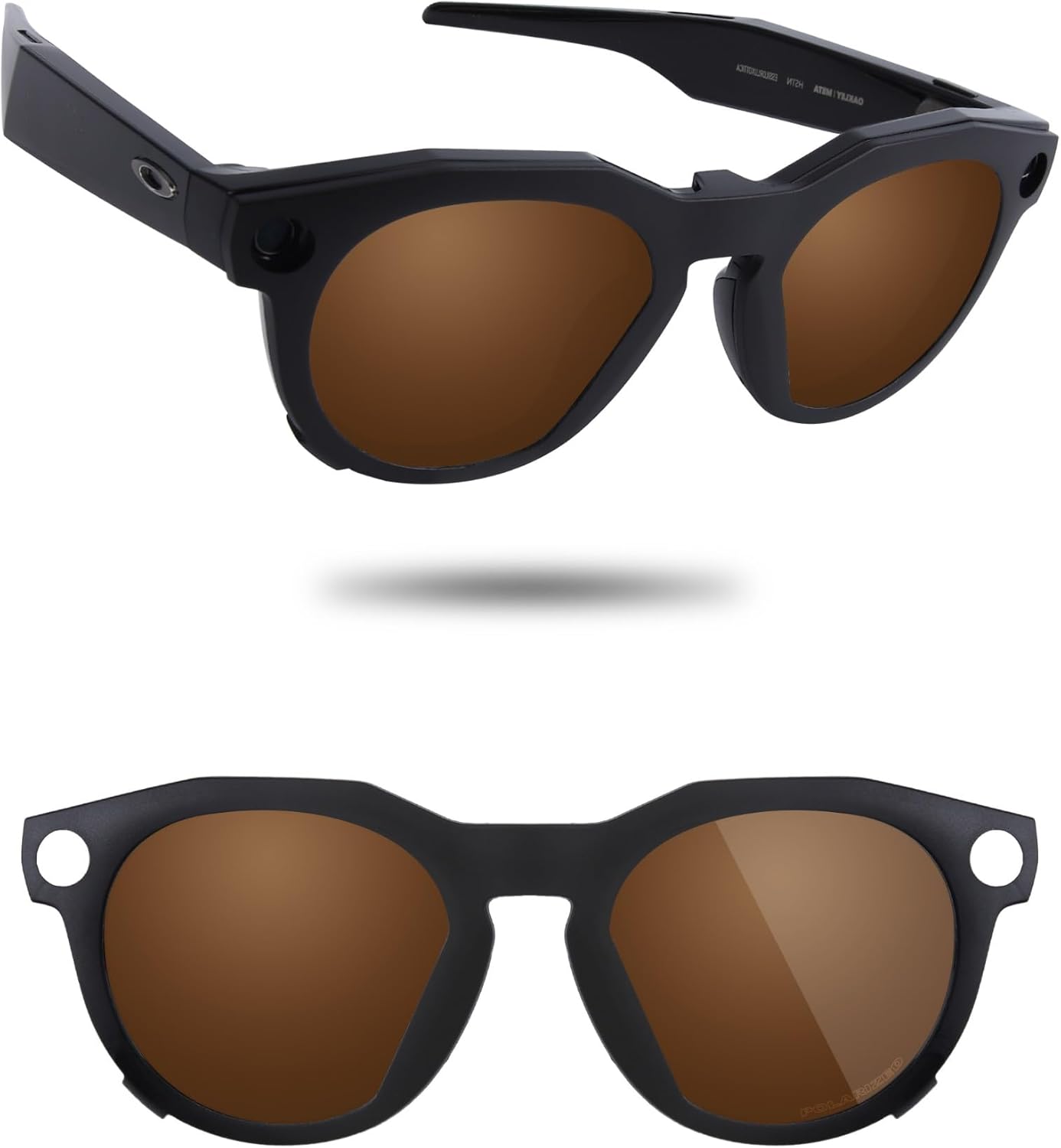 Fiskr Polarized Clip-On Sunglasses Compatible with Oakley Meta-HSTN OW8002 51mm - UV Protection