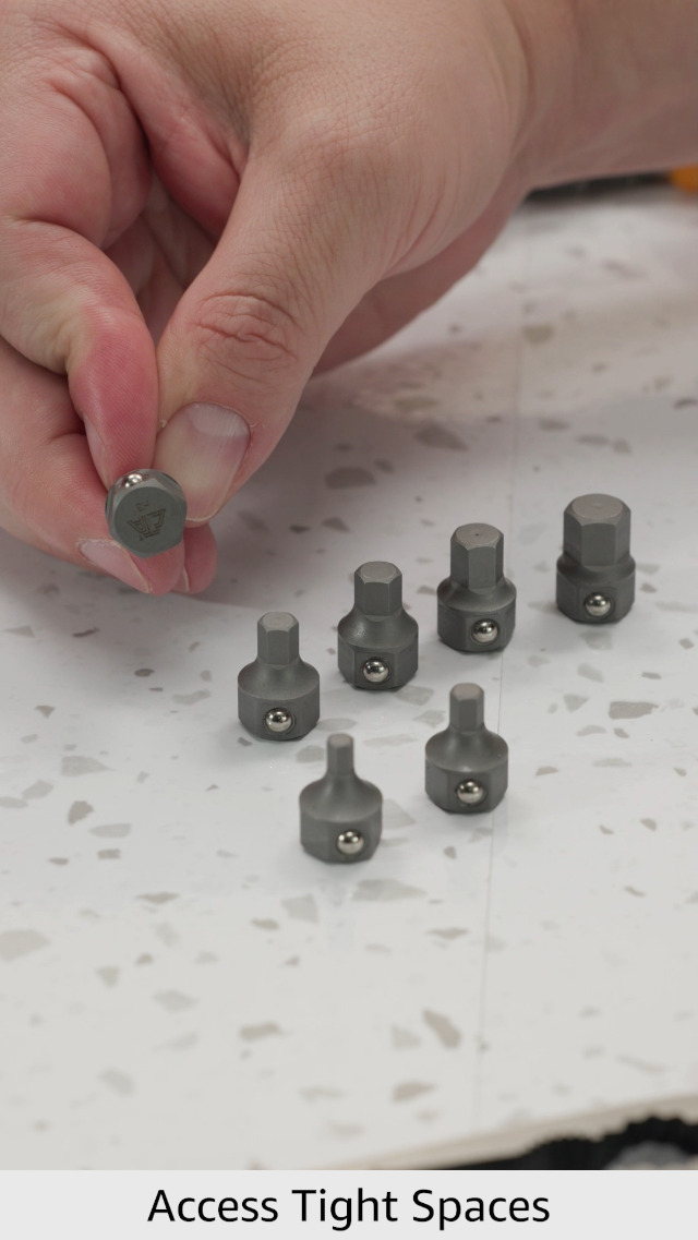 Amazon.com: CTA Tools 5057 7 Pc. Stubby Metric Hex Bit Set : Tools