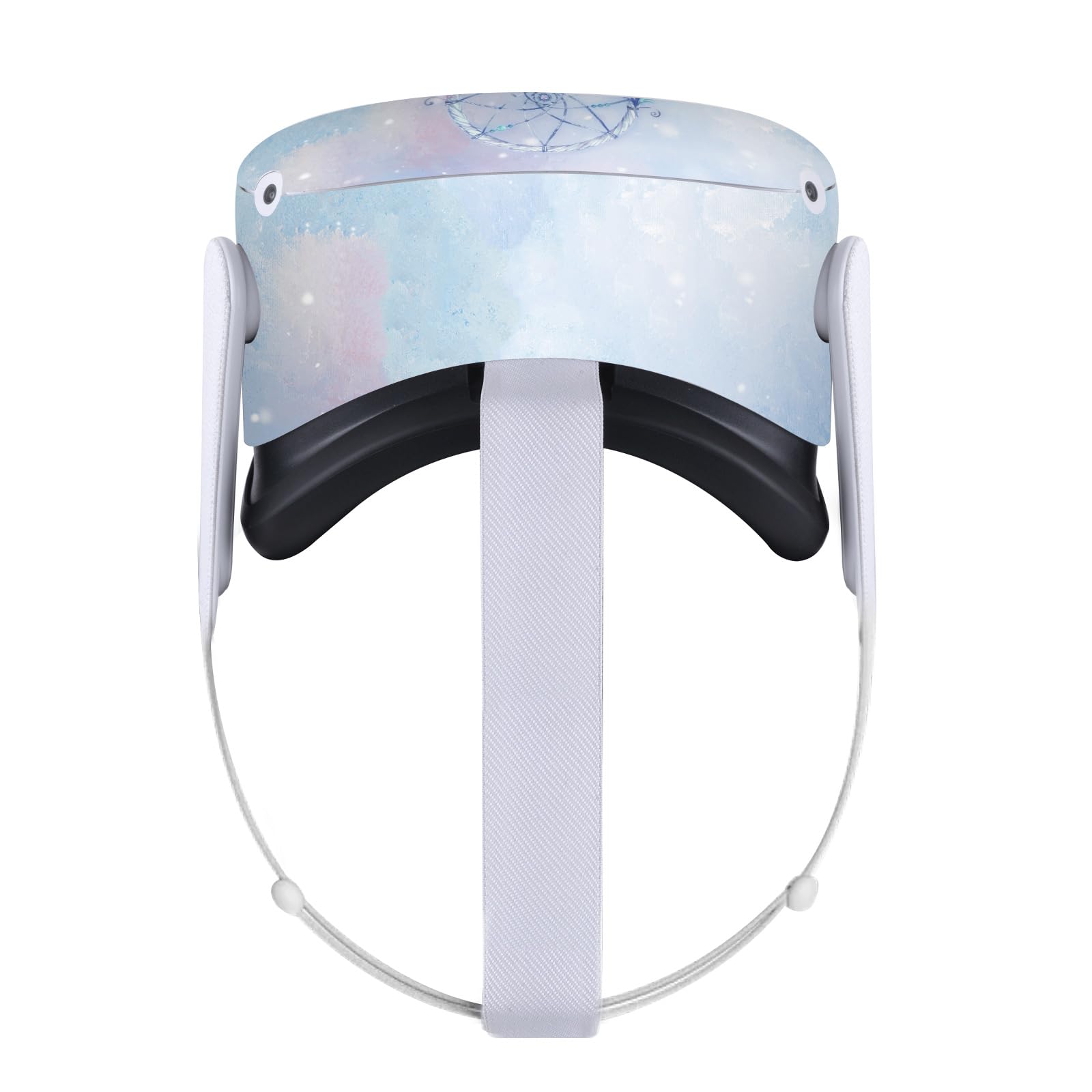 Head Case Designs Officially Licensed Simone Gatterwe Blue Dreamcatcher Art Mix Vinyl Sticker Skin Decal Cover Compatible with Meta Quest 2