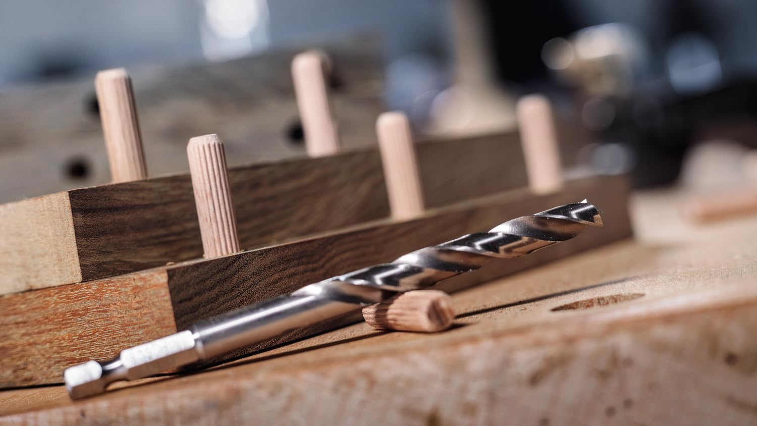 Bosch Professional Robust Line Set Punte Elicoidali per Legno con Codolo Esagonale, 2-8 mm, 7 Pezzi