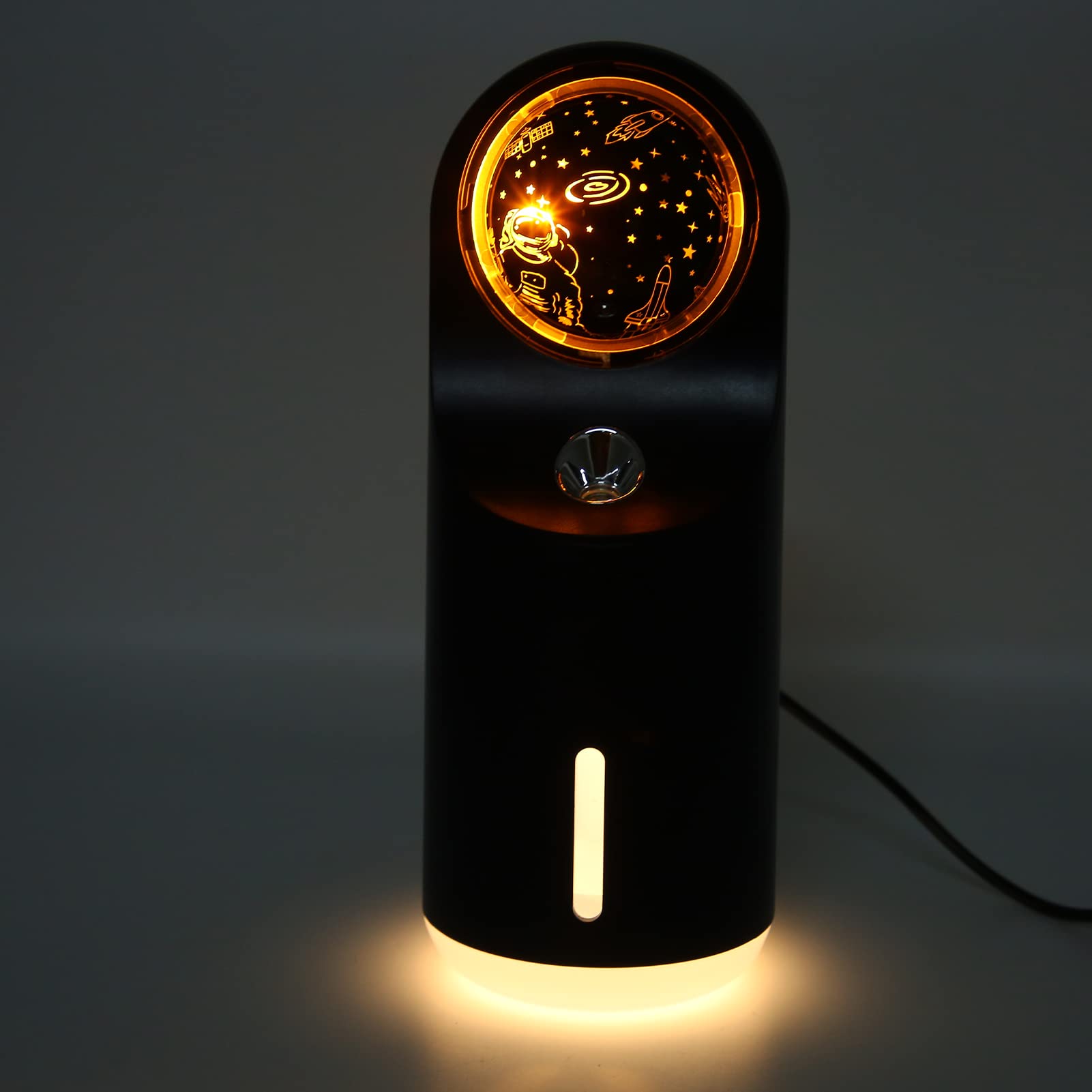 SIXRUN Proiettore Umidificatore 300ml, Luce Notturna e Spegnimento