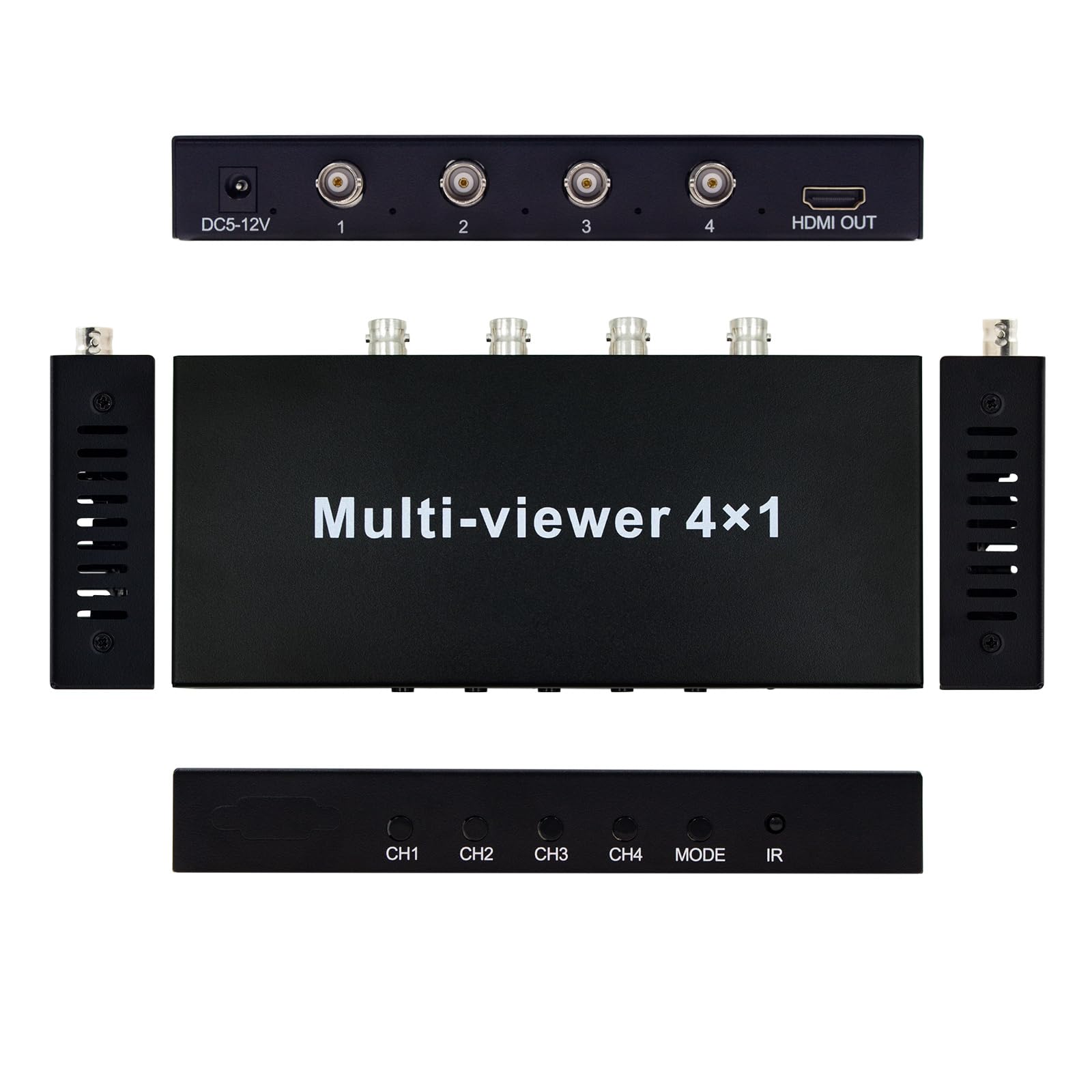 AHD 4 x 1 Multi-visor AHD Conmutador 4 en 1 salida 1080P HDMI Quad pantalla en tiempo real multivisor soporta dos modelos de conmutación