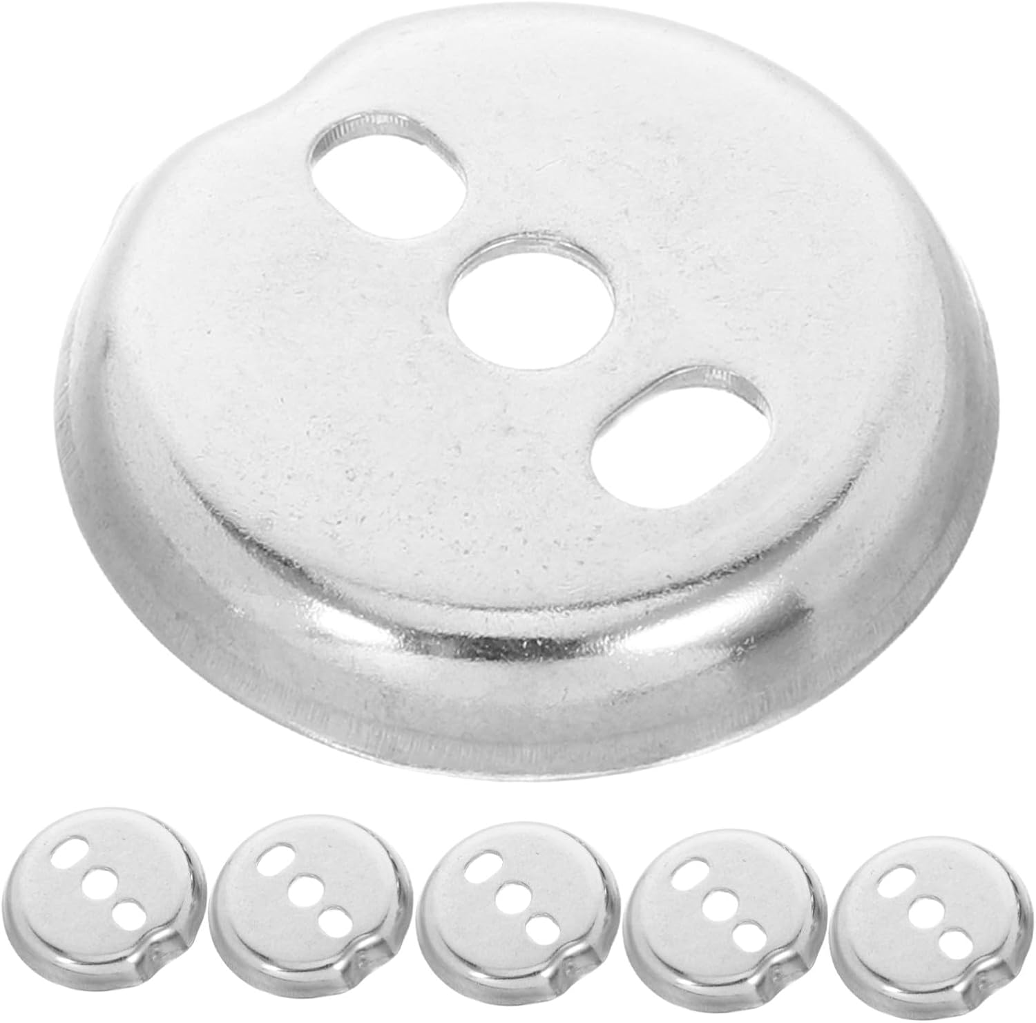 NOLITOY 6pcs Stainless Steel Towel Bar Mount Bracket Featuring Reliable Fastening Screws for Bathroom Hardware, Sturdy Durability and Corrosion Resistance, for Remodeling and Updating Old