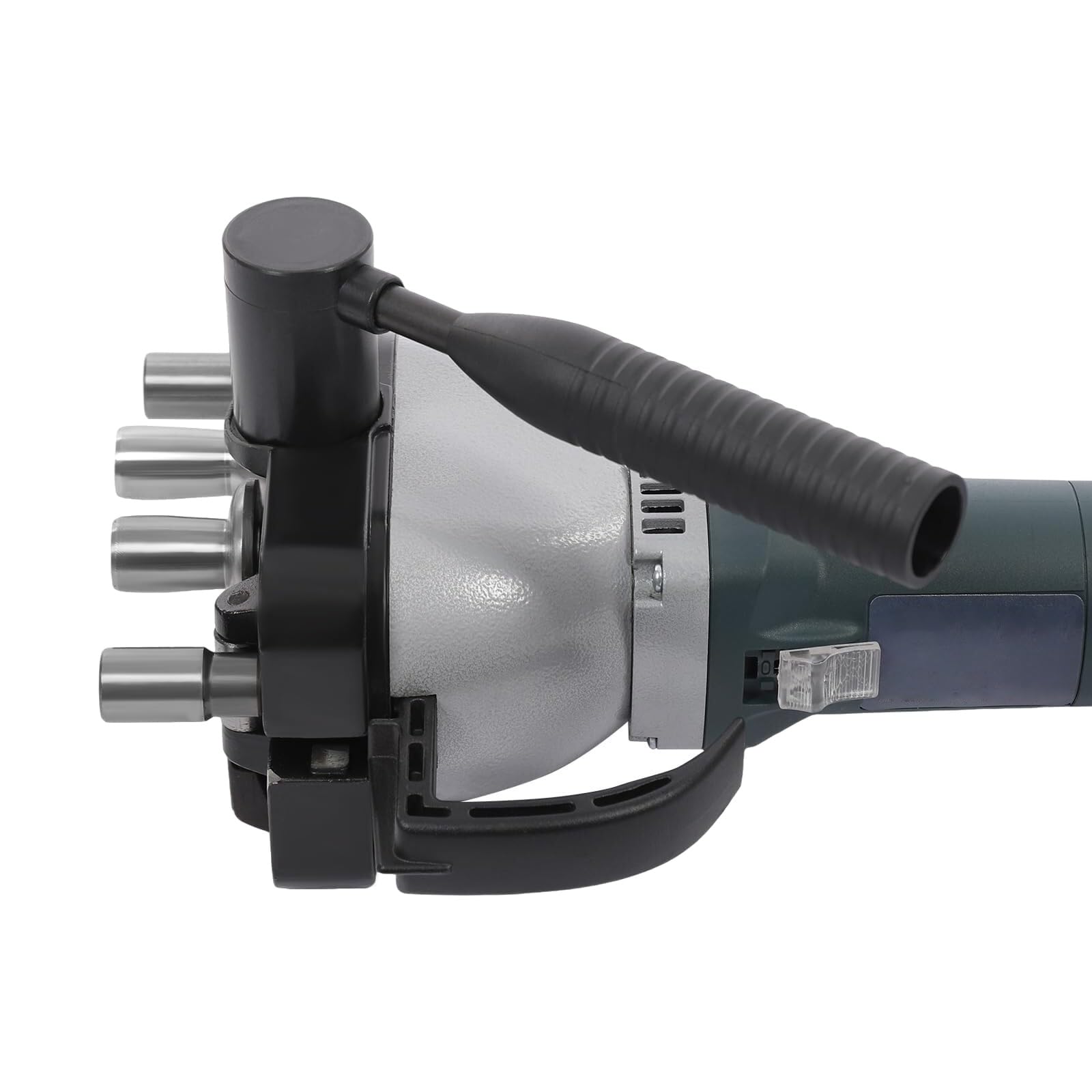 Máquina selladora de bordes de tuberías redondas y cuadradas, compactador de conductos de aire de 1400 W con caja de transporte, máquina prensadora de bordes de conductos eléctrica portátil(Thickness: