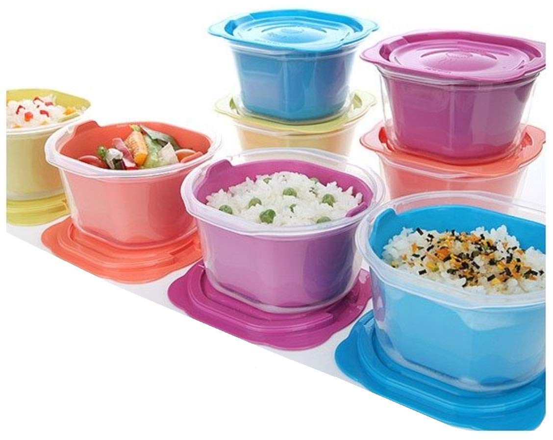Contenedor de arroz de 460ml matcook juego de 8 piezas ideal para regalo de hogar
