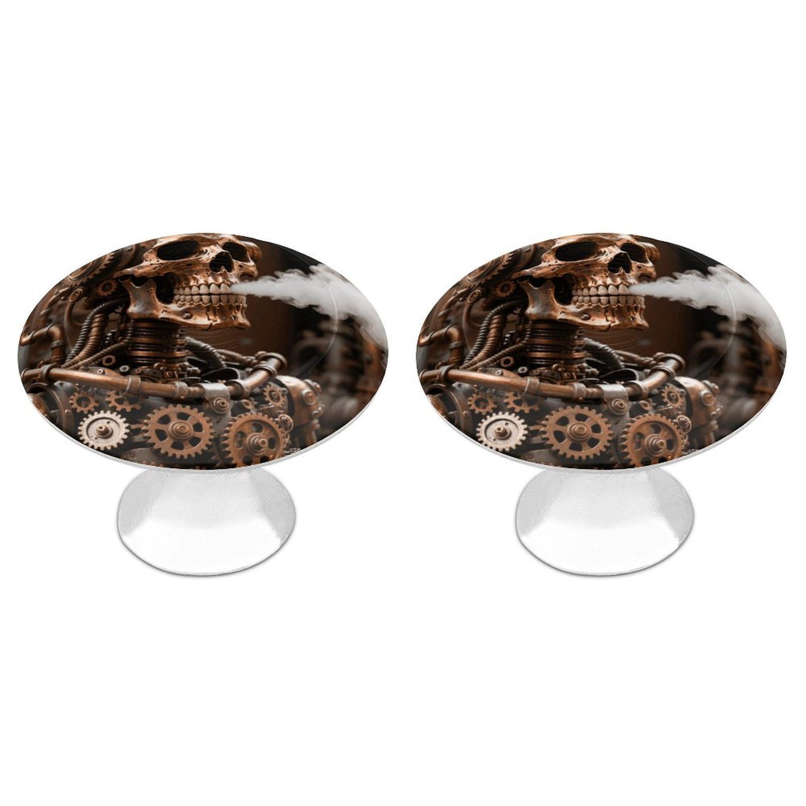 Vstadank Style Picasso Drawer Knob Nice Bathroom Cabinet Knob Round Cabinet Pull Stainless Steel Cabinet Handle Circle Drawer Handle Modern Drawer Pull For Wardrobe Cupboard 2 Pcs