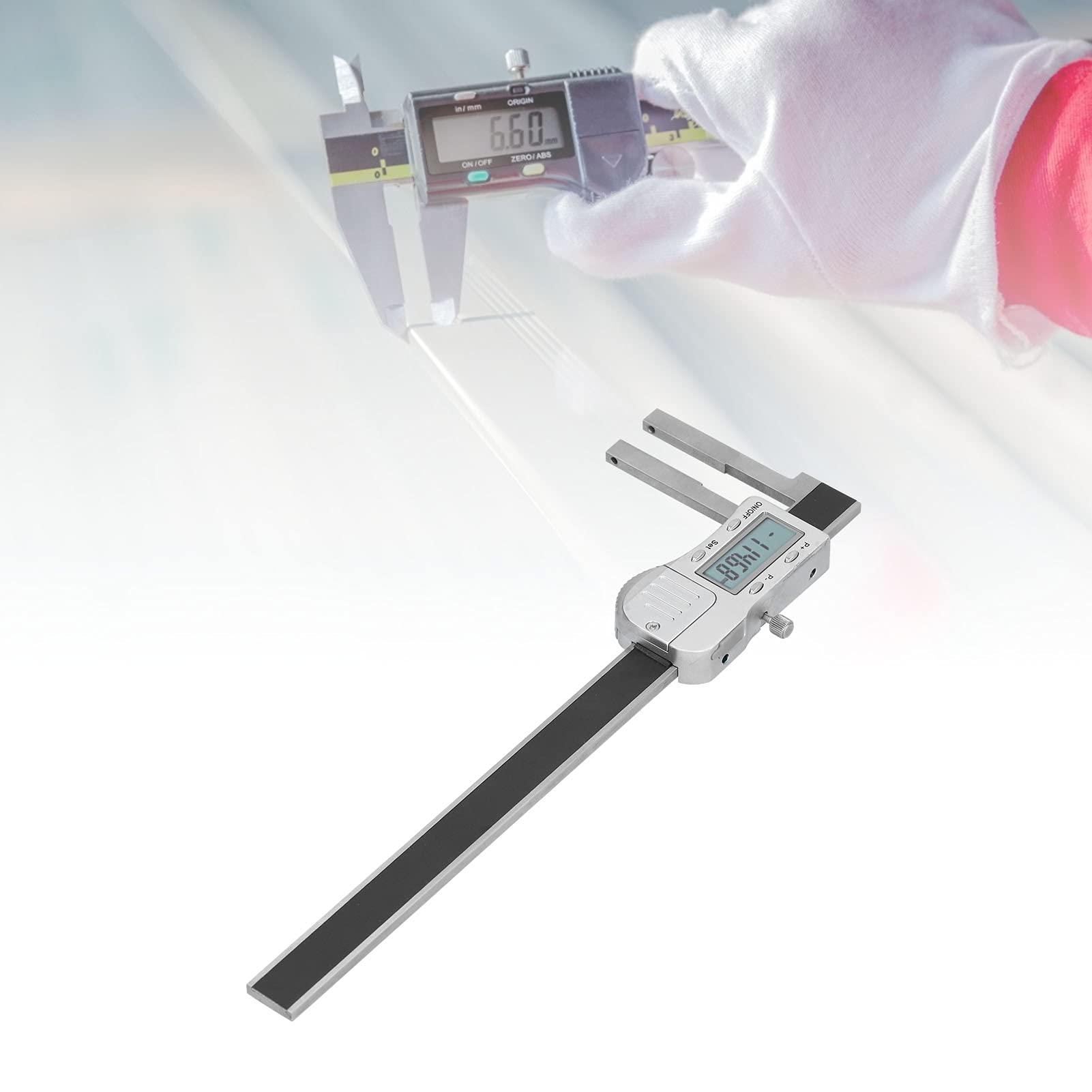 Digitaler Messschieber aus Edelstahl, Präzises Messwerkzeug für Präzisionsarbeiten von 0–150 Mm