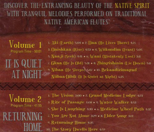 Coffret 2 CD Traditional native american flute Native Spirit
