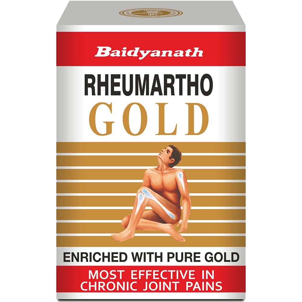 Baidyanath Rheumartho Gold, Enriched with Pure Gold, Effective in Long-lasting relief for Joint and Muscle Pains, Stiffness | (30 Capsules) (B09JKCRZM5) Amazon Price History, Amazon Price Tracker