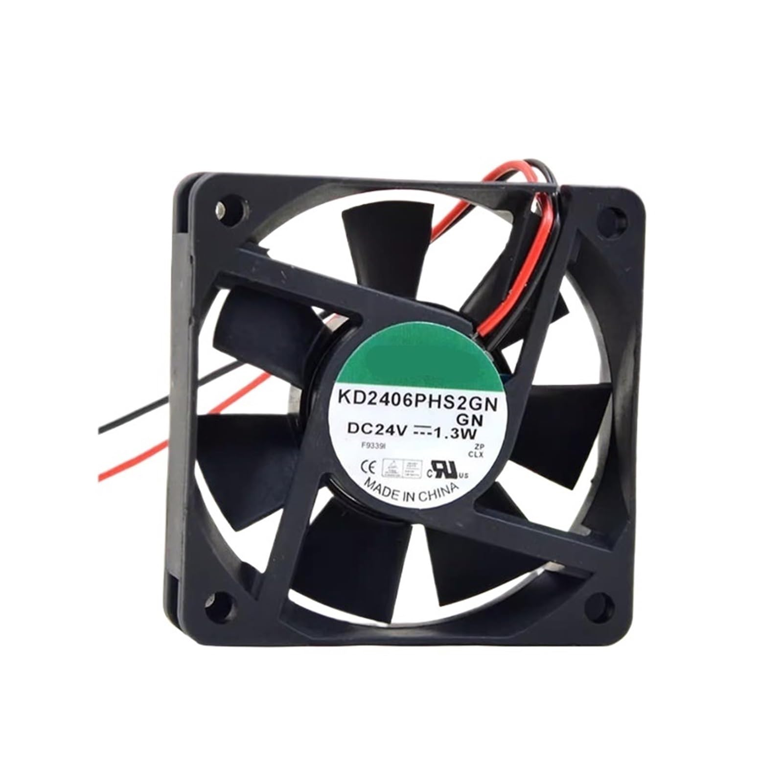 GJEXXPTST KD2406PHS2GN 24V 1.3W 6015 60x60x15mm Cooling Fan