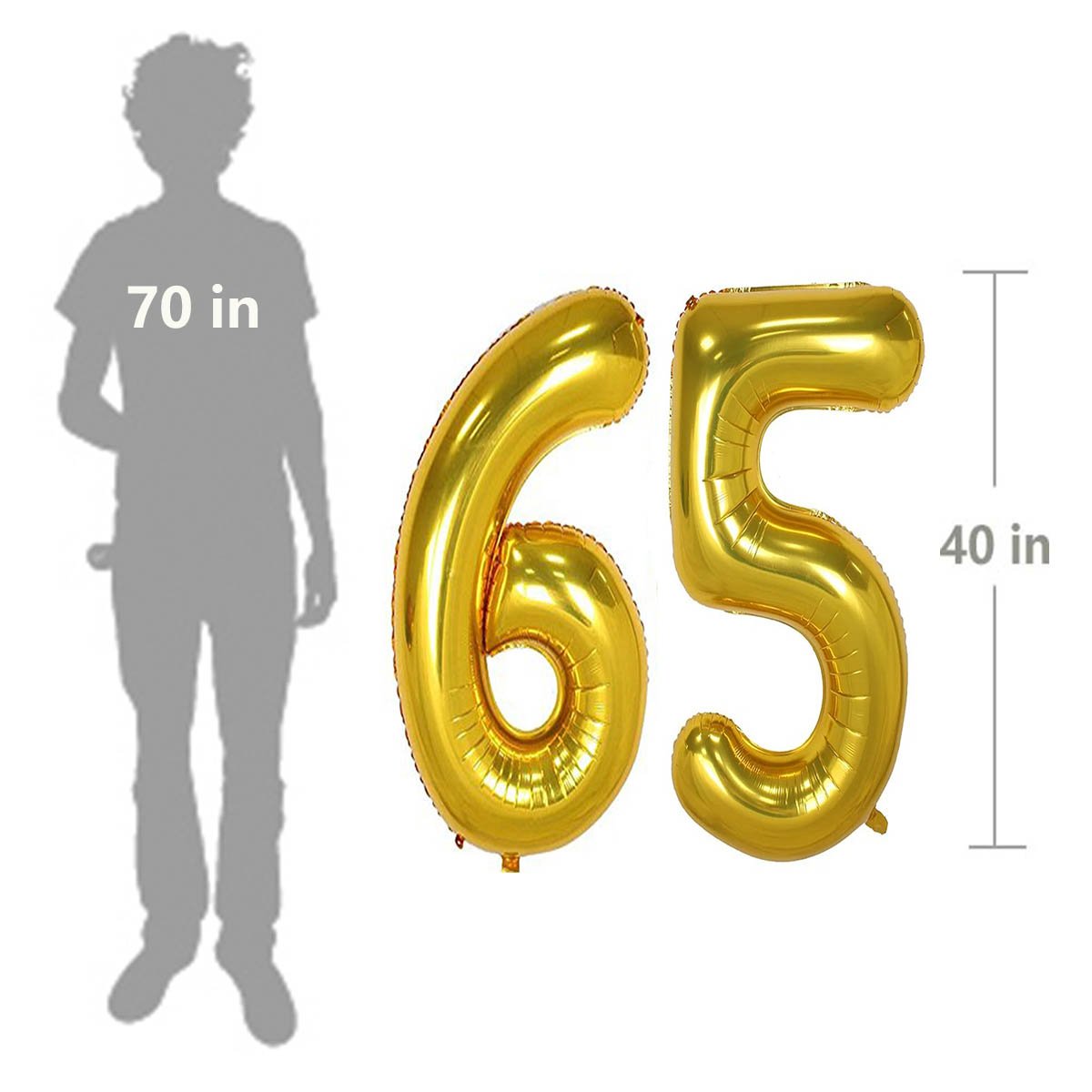 PARIS PRODUCTS - 54th Birthday Rose Gold Balloons & Number 54 Mylar Balloon, 54th Birthday Party Decor, 54th Birthday Decorations For Women, 54th Birthday Decorations Women 54