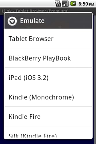 Tablet Browser (Premium)