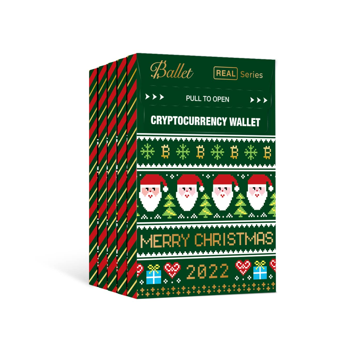 Ballet Real Bitcoin 2022 Merry Christmas (5 Pack) - The Easiest Crypto Cold  Storage Card - Cryptocurrency Hardware Wallet, Managing Your Crypto Assets,  NFTS, Coins : Amazon.ca: Clothing, Shoes & Accessories