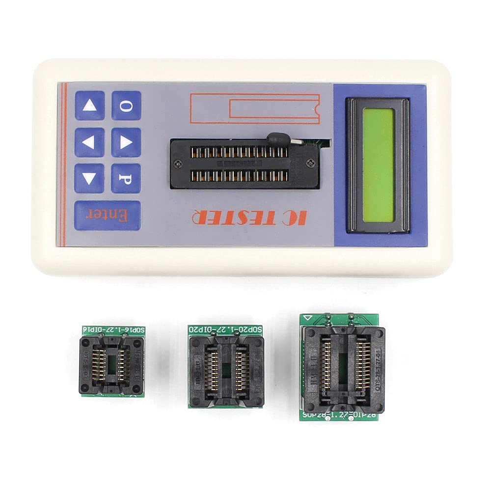 Probador de circuito integrado para solucionar fallos de transistores con modos automáticos