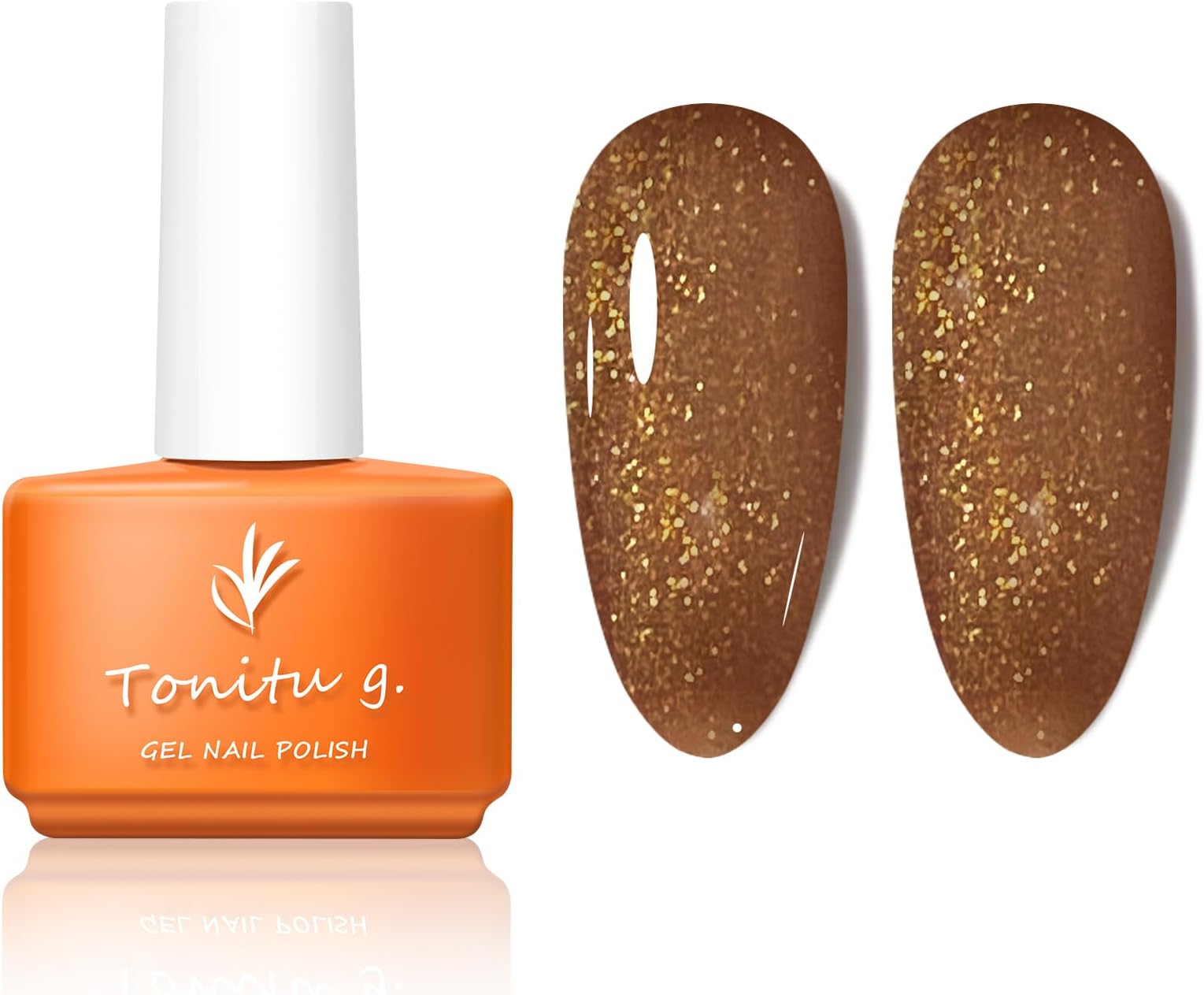 TONITU G ·Tontiu 7ml litter Sequins el Nail Polish Sequins Semi-permanent el Varnish Soak Off Uv Nails lossy For Manicure Base Coat Nail Art (SC325)