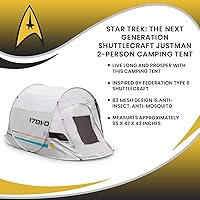 Vista 6 de Star Trek: The Next Generation Shuttlecraft Justman - Tienda de campaña para 2 personas Actividades en interiores y exteriores Tiendas