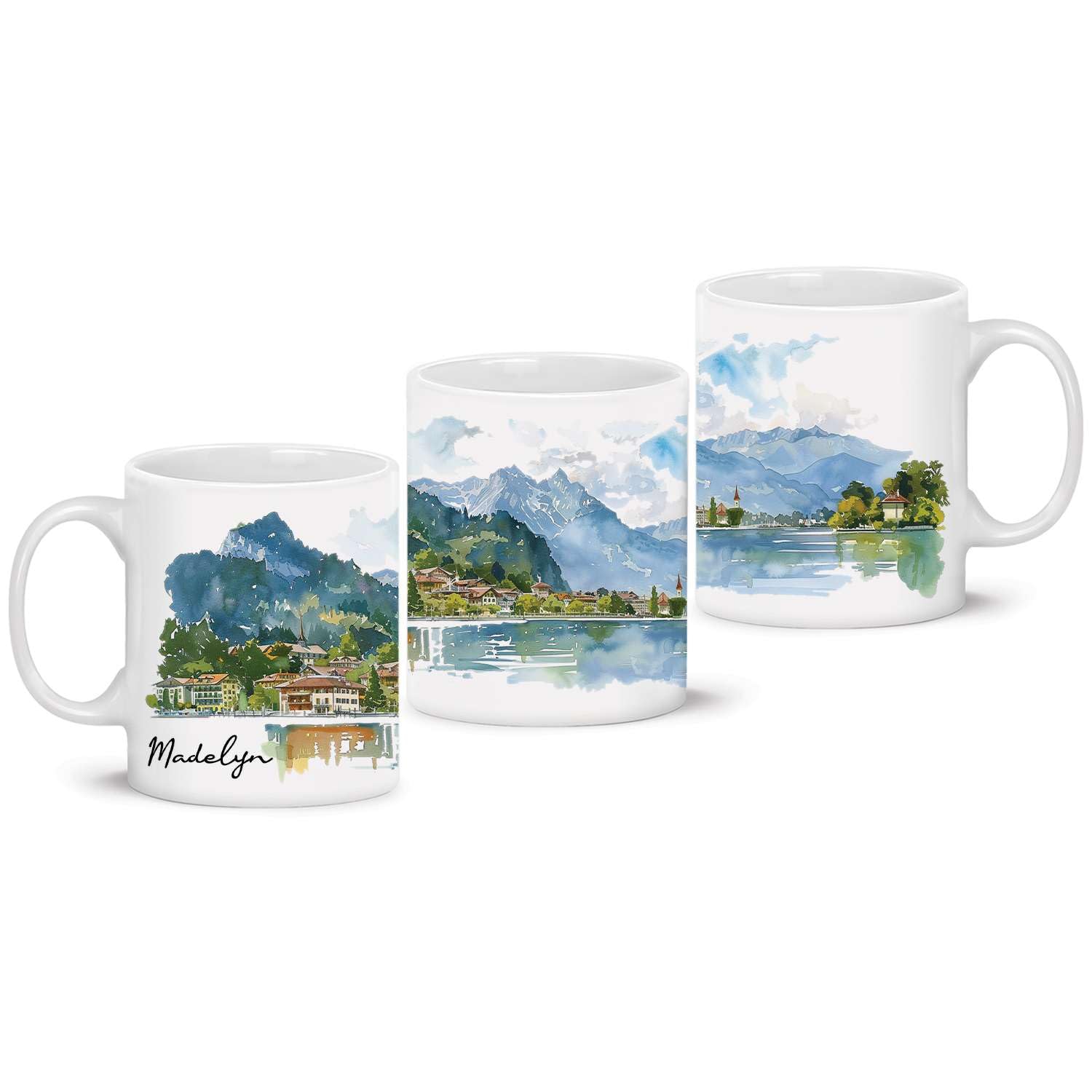 Amazon.com | Interlaken of Switzerland Coffee Mug - Customized