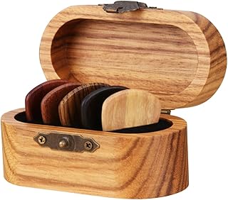 Box Pick box custom guitar pick guitar pick display case wooden guitar pick holder personalized guitar pick guitar gifts guitar picks Wood Plectrum Performance Supplies portable