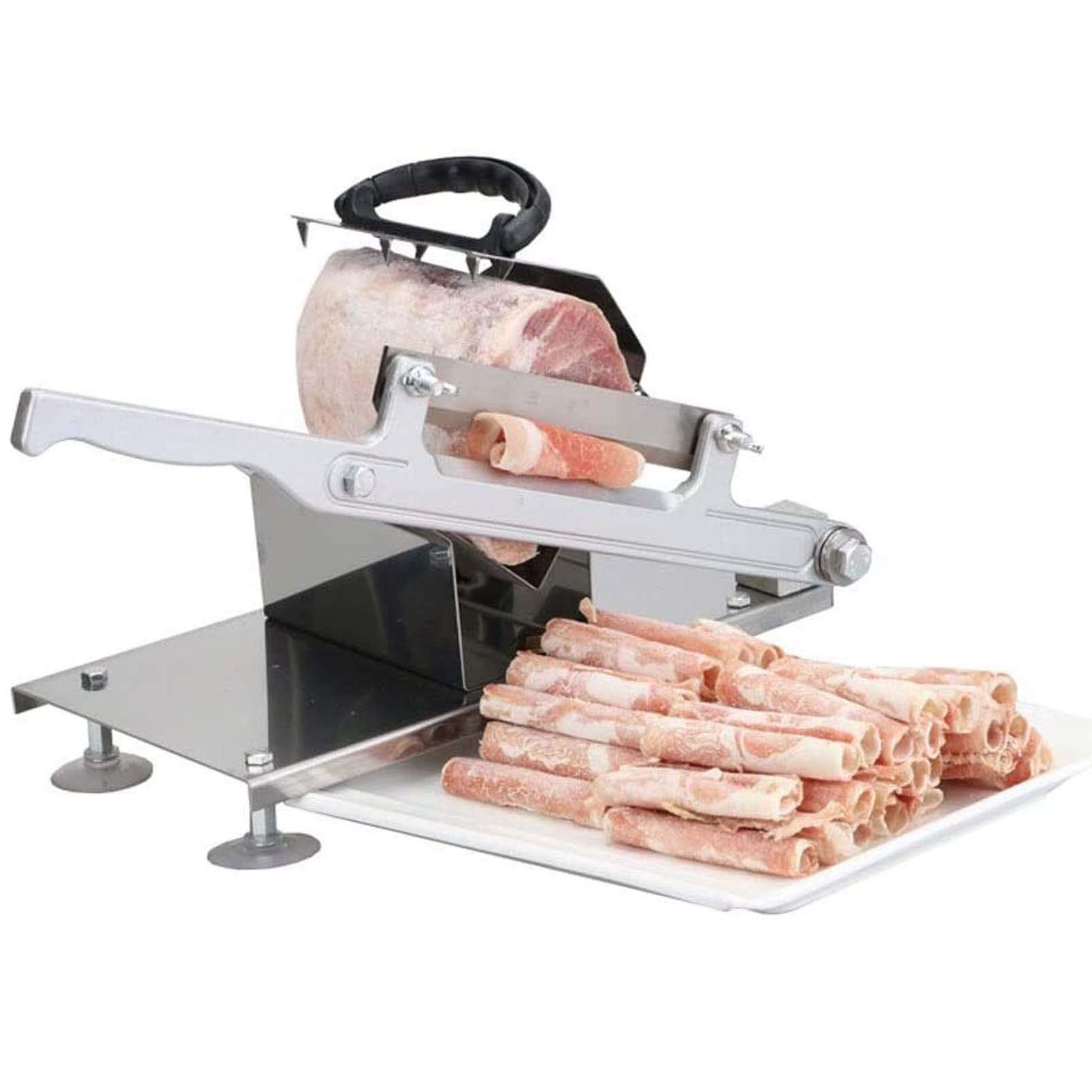 Trancheuse manuelle pour couper la viande congelée facilement sans effort