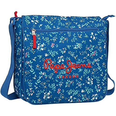 Bandolera Pepe Jeans Flores Azul Cover