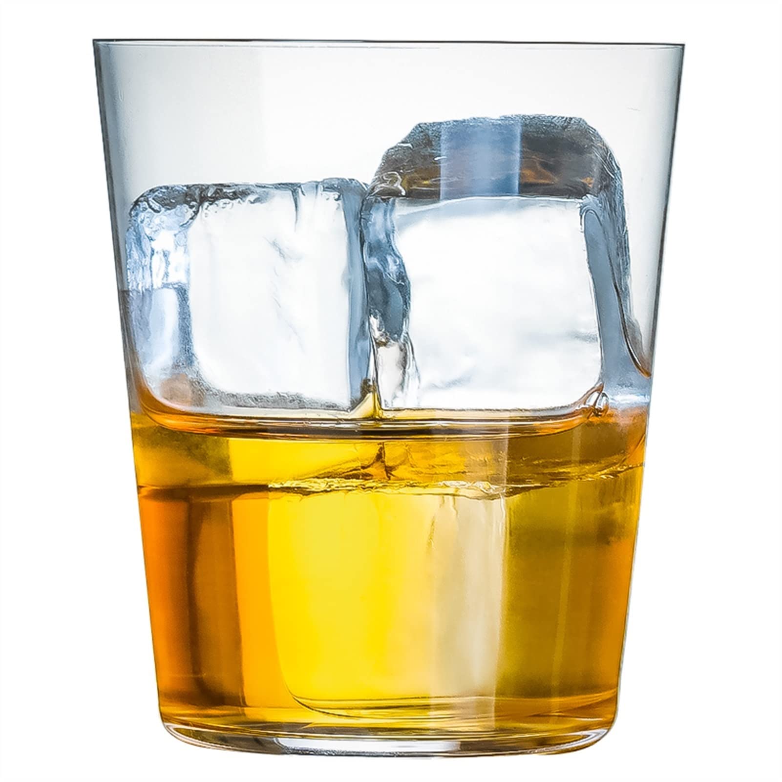 Glas-Kaffeetassen, 4 Stück, Trinkgläser, Haushalt, 380 ml, Whiskyglas, Saftgläser, Cocktailglas, ideal für Restaurants, Partys, Bars, Glas-Kaffeetassen