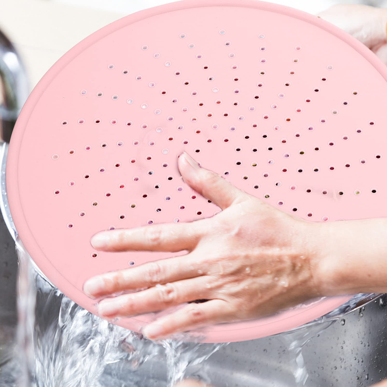 DOITOOL 1pc Pot Splatter Screen Oil Splashing Net Cover for Frying Pan Random Easy Storage Practical Design for Daily Cooking Supplies