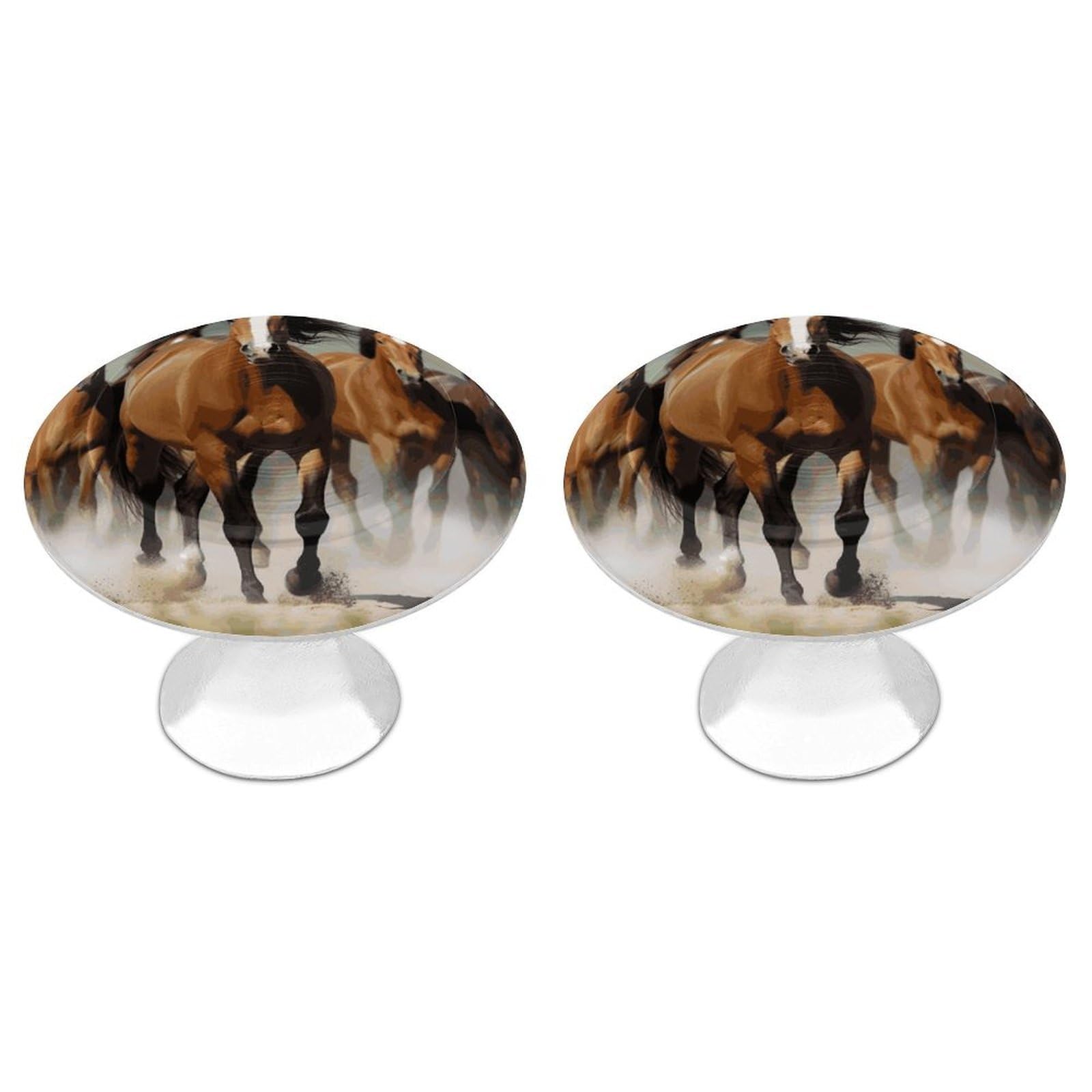Btcowzrv Style Horses 2 Pack Cabinet Knobs Drawer Pulls