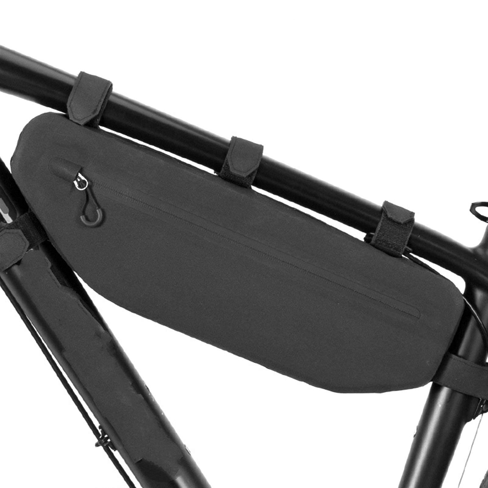 Bolsa de Bicicleta Ciclismo Impermeable Paquete de Marco Frontal MTB Bicicleta de Carretera Gran Capacidad Tira Reflectante Colorida Bolsillo de Tubo Superior 00420 (Color: AS 043)