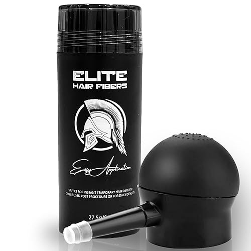 TODO NATURAL - Aumenta instantáneamente la densidad del cabello - Para hombres y mujeres - 0.97 oz con aplicador (negro)