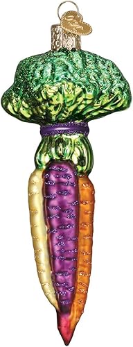 Miniatura 3 de Old World Christmas Rainbow Carrots Glass Blown Ornaments for Christmas Tree