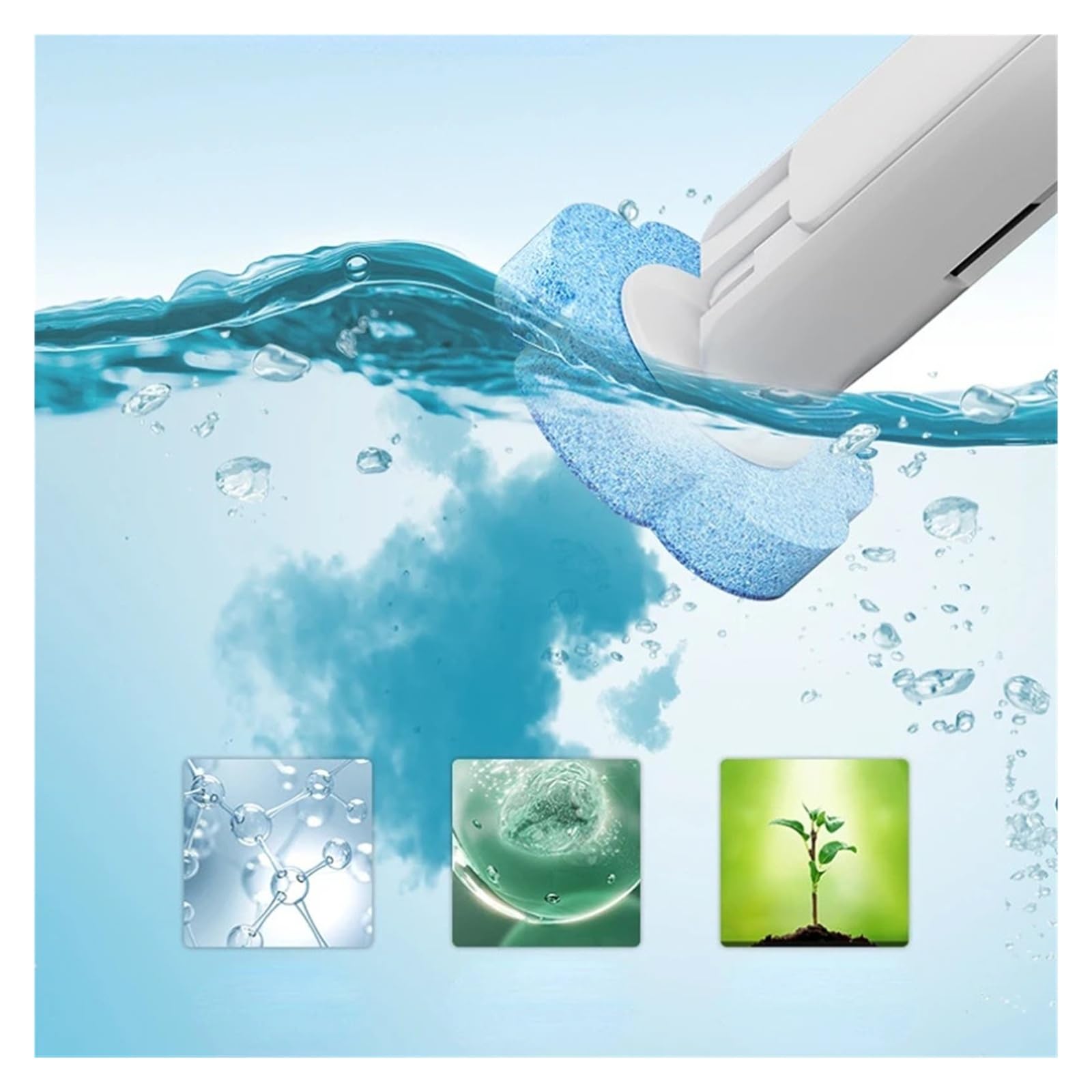 WC-Bürsten-Set, 24-teilig, Ersatzköpfe, Wandmontage, Reinigungswerkzeug für Badezimmer, WC-Bürste, Zubehör für mühelose Hygiene