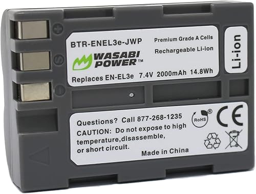 Miniatura 1 de Wasabi Power Batería para Nikon EN-EL3e y Nikon D50, D70, D70s, D80, D90, D100, D200, D300, D300S, D700