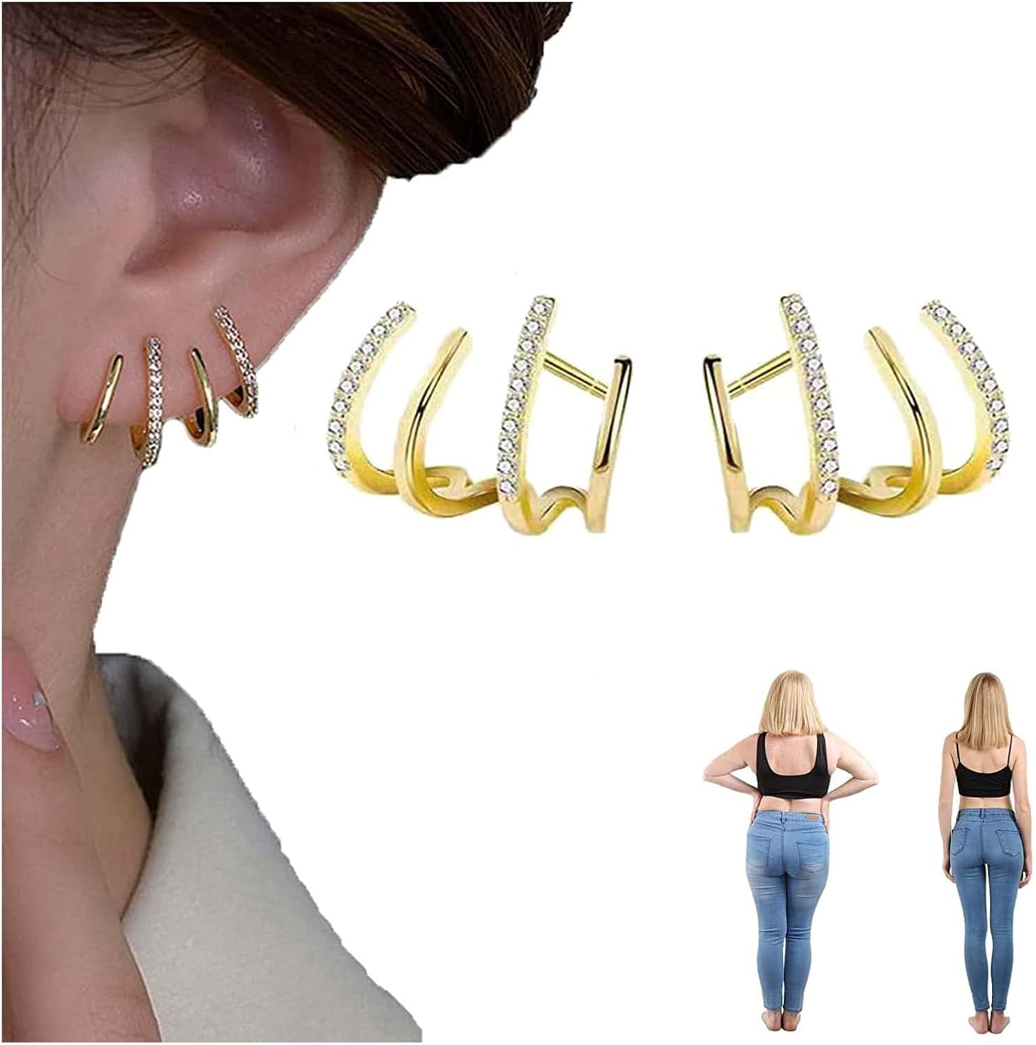 EarShape Lymph & Slim Earrings, Acupressure Slimming