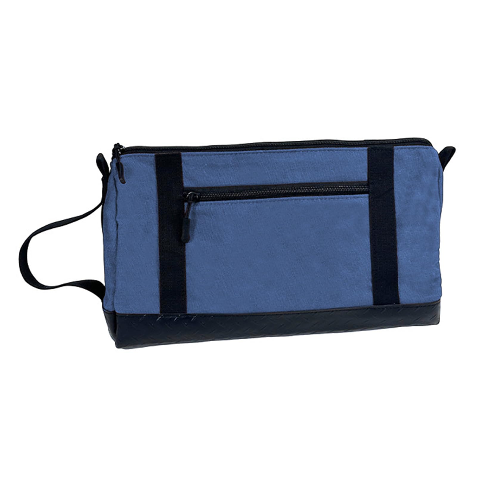 Rgybao Blue Duty Waxed Canvas Tool Bag Reinforced Bottom For Electricians Mechanics Diyers Canvas Zippered Pouches